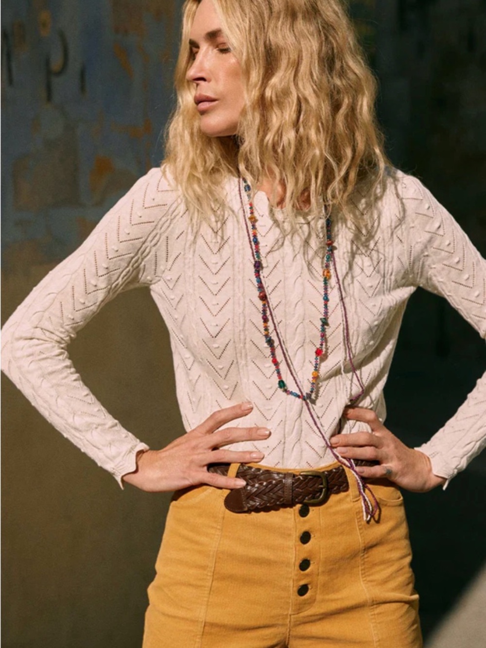 Spell Lou Lou Knit Top (L)